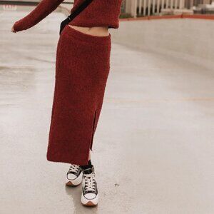 Bohme Briley Fuzzy Sweater Skirt